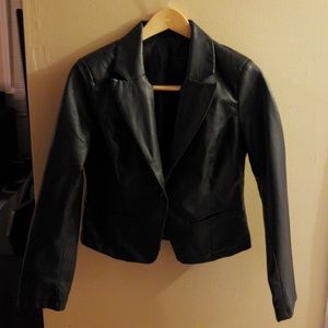 Leather Blazer
